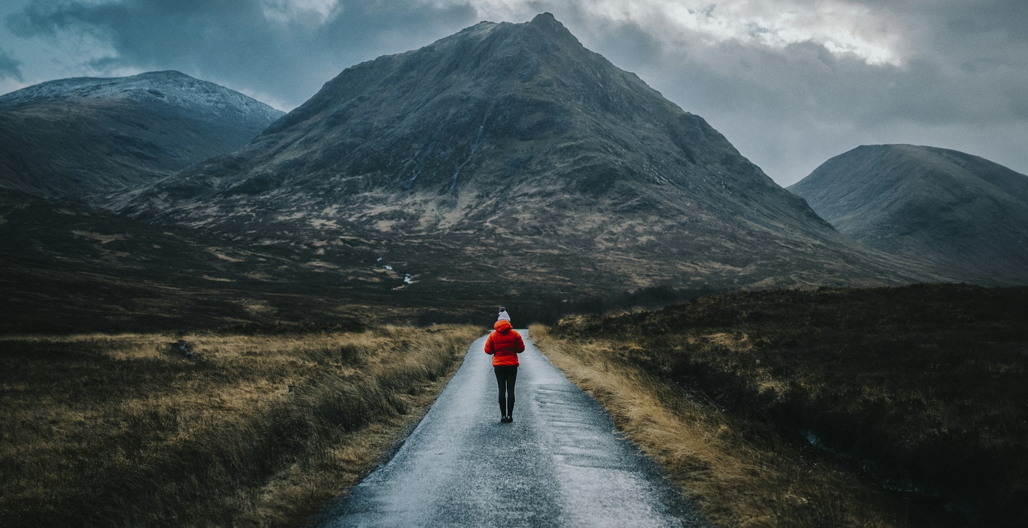 Walking alone in the Highlands